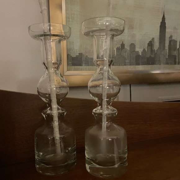 MCM Pompadour set of 2 vases. Nanny Still for Riihimaen Lasi - Picture 2 of 5